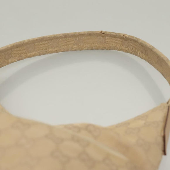 GUCCI GG Canvas Shoulder Bag Beige 001 3386 Auth 135789