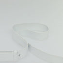 Salvatore Ferragamo Vala Shoulder Bag Leather White Silver Auth 135795-8