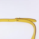 Salvatore Ferragamo Hand Bag Leather 2way Yellow Auth 135797-9