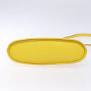 Salvatore Ferragamo Hand Bag Leather 2way Yellow Auth 135797-5