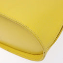 Salvatore Ferragamo Hand Bag Leather 2way Yellow Auth 135797-16