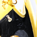 Salvatore Ferragamo Hand Bag Leather 2way Yellow Auth 135797-19