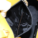 Salvatore Ferragamo Hand Bag Leather 2way Yellow Auth 135797-21