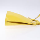 Salvatore Ferragamo Hand Bag Leather 2way Yellow Auth 135797-3