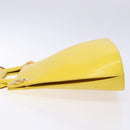Salvatore Ferragamo Hand Bag Leather 2way Yellow Auth 135797-4