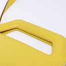 Salvatore Ferragamo Hand Bag Leather 2way Yellow Auth 135797-14