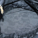 Salvatore Ferragamo Vala Shoulder Bag Canvas Black Gold Auth 135798-16