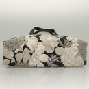 BURBERRY Tote Bag Canvas Black Silver Auth 135811-6