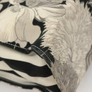 BURBERRY Tote Bag Canvas Black Silver Auth 135811-15