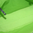 BURBERRY Tote Bag Canvas Black Silver Auth 135811-12