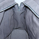 HERMES Her Line MM Hand Bag Canvas Gray Auth 135814-17