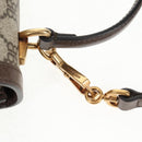 GUCCI Balenciaga Collaboration Web Sherry Line Bag PVC Beige 680119 Auth135820SM-10