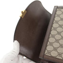 GUCCI Balenciaga Collaboration Web Sherry Line Bag PVC Beige 680119 Auth135820SM-22