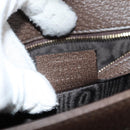 GUCCI Balenciaga Collaboration Web Sherry Line Bag PVC Beige 680119 Auth135820SM-12