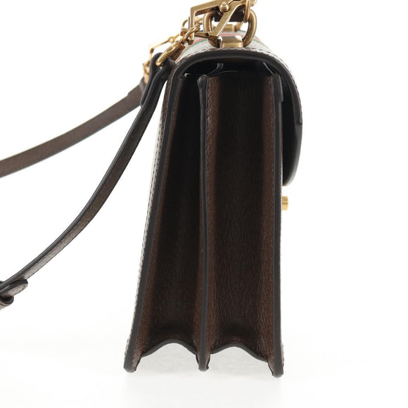 GUCCI Balenciaga Collaboration Web Sherry Line Bag PVC Beige 680119 Auth135820SM