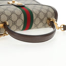GUCCI Balenciaga Collaboration Web Sherry Line Bag PVC Beige 680119 Auth135820SM-8