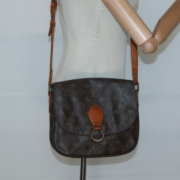 LOUIS VUITTON Monogram Monogram Saint Cloud GM Shoulder Bag M51242 Auth 135833