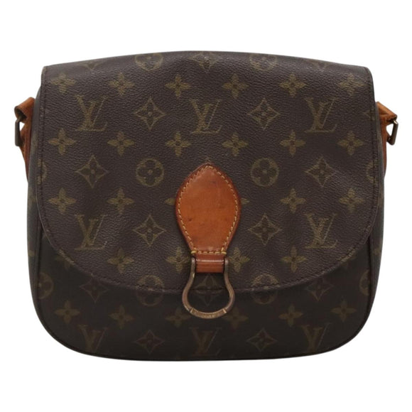 LOUIS VUITTON Monogram Monogram Saint Cloud GM Shoulder Bag M51242 Auth 135833