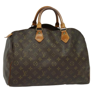 LOUIS VUITTON Monogram Speedy 35 Hand Bag M41524 LV Auth 135839