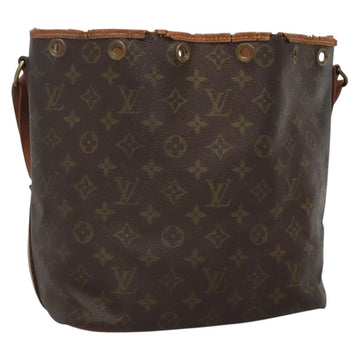 LOUIS VUITTON Monogram Petit Noe Shoulder Bag Vintage M42226 LV Auth 135844