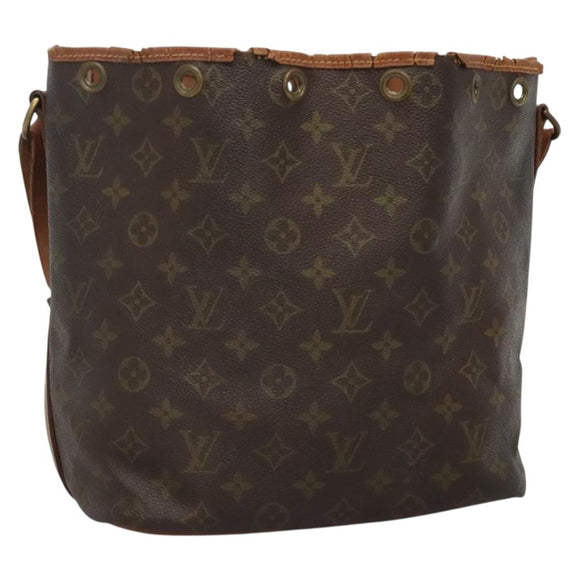 LOUIS VUITTON Monogram Petit Noe Shoulder Bag Vintage M42226 LV Auth 135844
