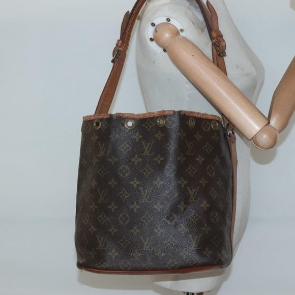 LOUIS VUITTON Monogram Petit Noe Shoulder Bag Vintage M42226 LV Auth 135844