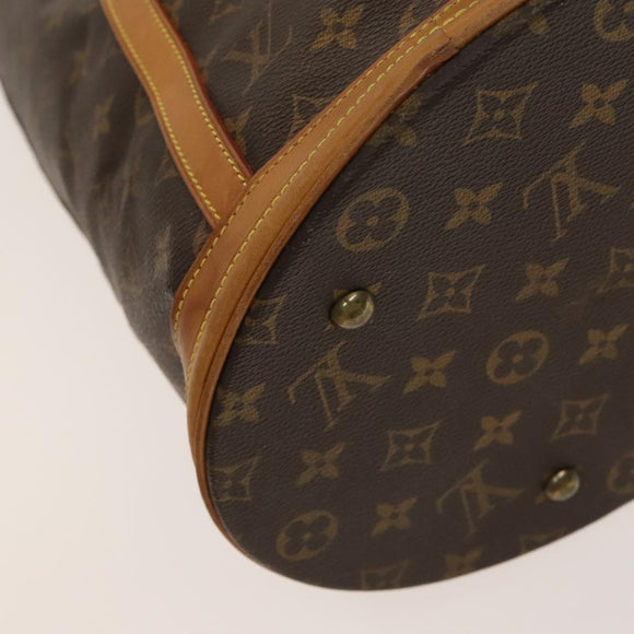 LOUIS VUITTON Monogram Bucket GM Shoulder Bag M42236 LV Auth 135845