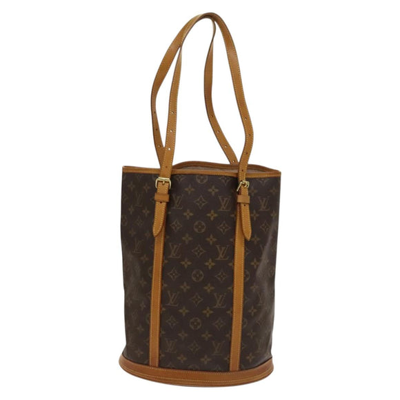 LOUIS VUITTON Monogram Bucket GM Shoulder Bag M42236 LV Auth 135845