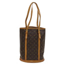 LOUIS VUITTON Monogram Bucket GM Shoulder Bag M42236 LV Auth 135845-2