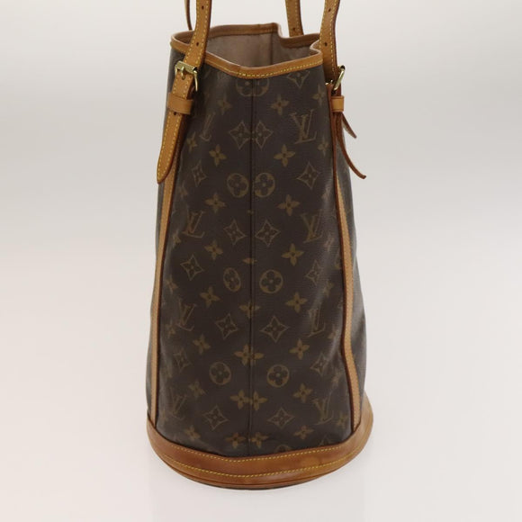 LOUIS VUITTON Monogram Bucket GM Shoulder Bag M42236 LV Auth 135845