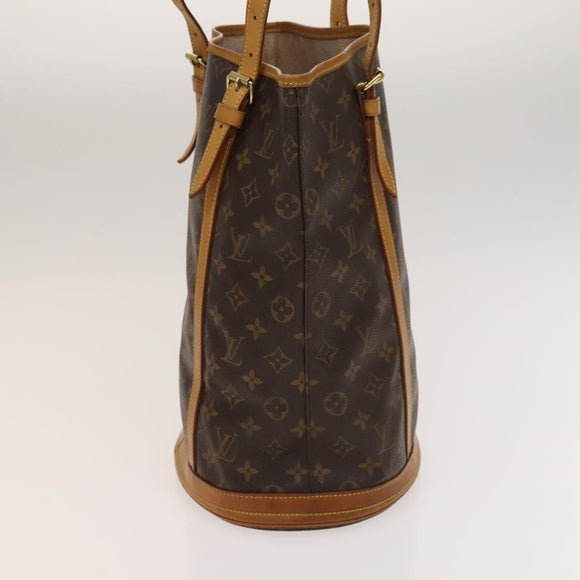 LOUIS VUITTON Monogram Bucket GM Shoulder Bag M42236 LV Auth 135845