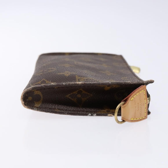 LOUIS VUITTON Monogram Bucket GM Accessory Pouch LV Auth 135847