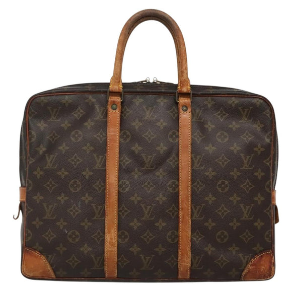 LOUIS VUITTON Monogram Porte Documents Voyage Business Bag M52005 LV Auth 135850