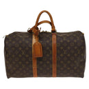 LOUIS VUITTON Monogram Keepall 45 Boston Bag M41428 LV Auth 135859-13