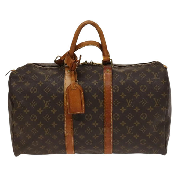 LOUIS VUITTON Monogram Keepall 45 Boston Bag M41428 LV Auth 135859