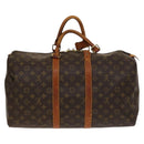 LOUIS VUITTON Monogram Keepall 45 Boston Bag M41428 LV Auth 135859-2