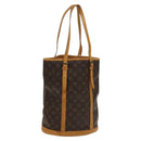 LOUIS VUITTON Monogram Bucket GM Shoulder Bag M42236 LV Auth 135863-1