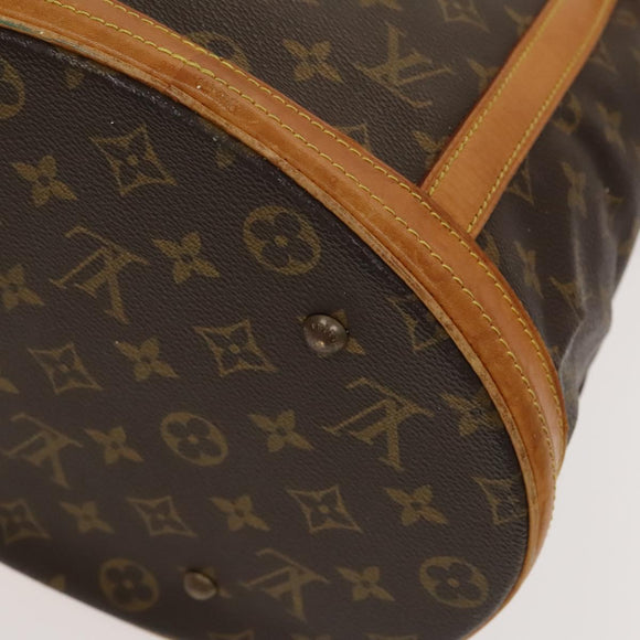 LOUIS VUITTON Monogram Bucket GM Shoulder Bag M42236 LV Auth 135863