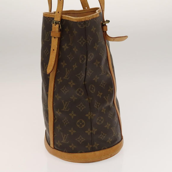 LOUIS VUITTON Monogram Bucket GM Shoulder Bag M42236 LV Auth 135863