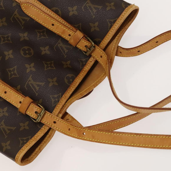 LOUIS VUITTON Monogram Bucket GM Shoulder Bag M42236 LV Auth 135863