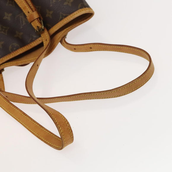 LOUIS VUITTON Monogram Bucket GM Shoulder Bag M42236 LV Auth 135863