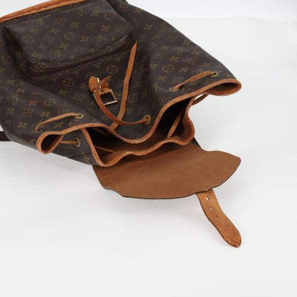 LOUIS VUITTON Monogram Montsouris GM Backpack M51135 LV Auth 135864