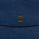 LOUIS VUITTON Epi Montaigne 27 Clutch Bag Blue M52655 LV Auth 135873-17
