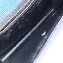 LOUIS VUITTON Epi Montaigne 27 Clutch Bag Blue M52655 LV Auth 135873-10