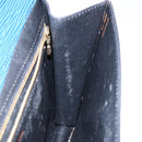 LOUIS VUITTON Epi Montaigne 27 Clutch Bag Blue M52655 LV Auth 135873-18