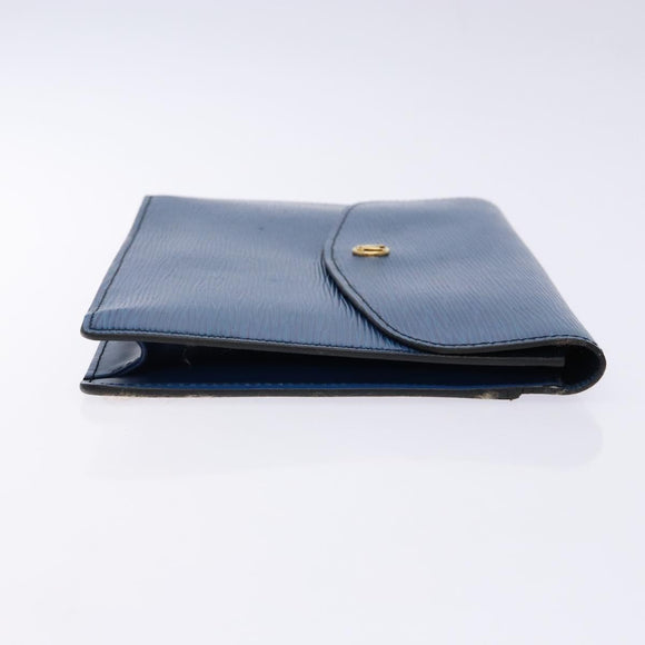 LOUIS VUITTON Epi Montaigne 27 Clutch Bag Blue M52655 LV Auth 135873