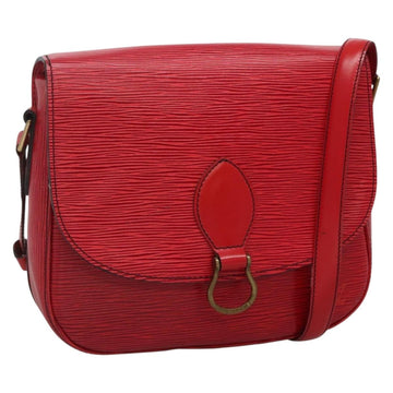 LOUIS VUITTON Epi Saint Cloud GM Shoulder Bag Red M52197 LV Auth 135874