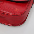 LOUIS VUITTON Epi Saint Cloud GM Shoulder Bag Red M52197 LV Auth 135874-15