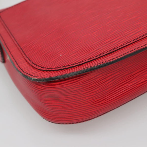 LOUIS VUITTON Epi Saint Cloud GM Shoulder Bag Red M52197 LV Auth 135874