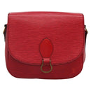 LOUIS VUITTON Epi Saint Cloud GM Shoulder Bag Red M52197 LV Auth 135874-13